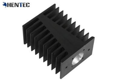 La couleur noire a anodisé le radiateur en aluminium adapté aux besoins du client par profils en aluminium industriels