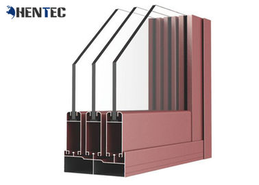 Saupoudrez les profils de peinture d'extrusion de fenêtre en aluminium/profils en aluminium standard d'extrusion