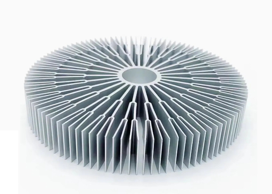 Profiles d'extrusion de dissipateur thermique à haute puissance en aluminium anodisé électrophorétique / argenté