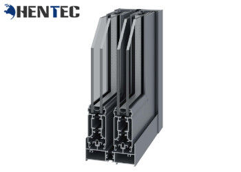 Profils de cadre de fenêtre en aluminium peints par poudre de 6063 T5 pour la fenêtre de glissement
