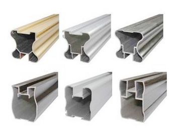 Profil en aluminium de mur rideau de structure simple pour les bâtiments résidentiels