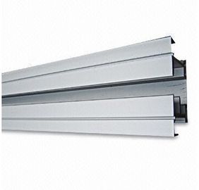Systèmes en aluminium d'or/d'argent mur rideau anodisés, 6063-T5