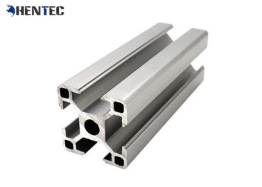 Anodisez le système en aluminium industriel T de profil encoché a expulsé l'encadrement en aluminium