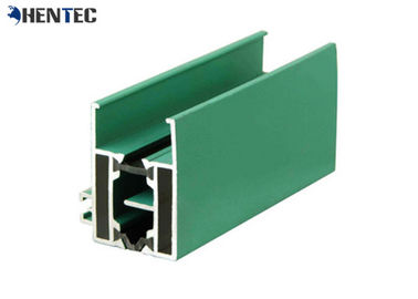 Peinture en aluminium adaptée aux besoins du client de poudre de profil d'extrusion anodisée par couleur