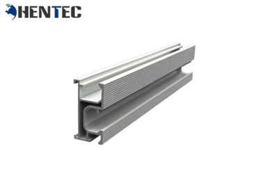 Systèmes solaires anodisés de support de toit, rail solaire avec l'installation facile