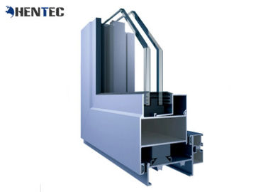 Saupoudrez les profils de revêtement d'extrusion de fenêtre en aluminium pour Silding/fenêtre de tissu pour rideaux