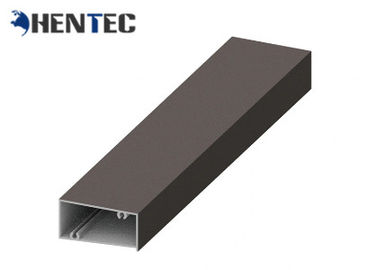 L'aluminium de peinture de poudre a expulsé tube rectangulaire d'Alu de profils