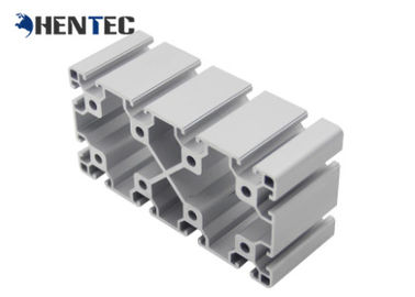 Encadrement en aluminium en aluminium anodisé argenté d'extrusion encoché par T du système d'extrusion