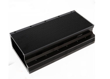 Les extrusions en aluminium de clôture pour l'électronique, Alu noir profile l'OEM