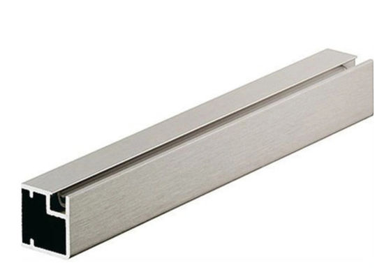 Profil T5 en aluminium industriel de usinage fini balayé/préparation de surface de satin