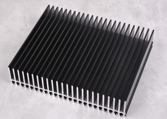 Cuivre 6063 de rectangle d'Odm extrusion en aluminium de 6061 radiateurs