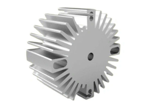 La norme de tournesol a mené des profils en aluminium anodisés légers d'extrusion du radiateur T5