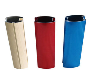 L'extrusion anodisée de fenêtre en aluminium profile T4/T5/T6/T66 colorée