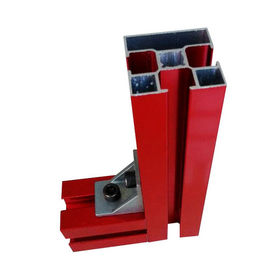 La poudre a peint les profils d'extrusion de fenêtre en aluminium 6063-T5/6060-T5