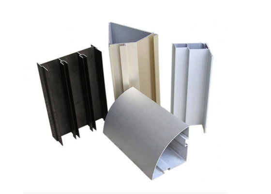 L'extrusion en aluminium de profil de construction anodisée par 6005 a adapté des sections aux besoins du client