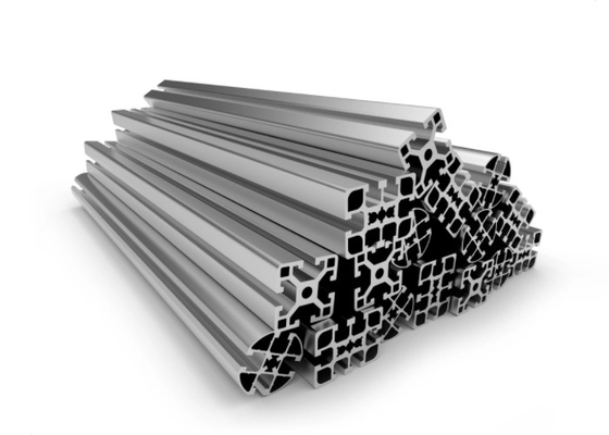 Le ce 6063 a anodisé la chaîne de montage en aluminium de profil fente la fente/V de T