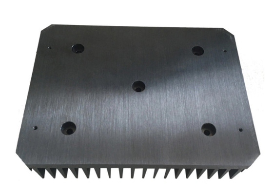 6061 profils d'extrusion du radiateur T5 anodisés par noir pour le refroidisseur d'eau