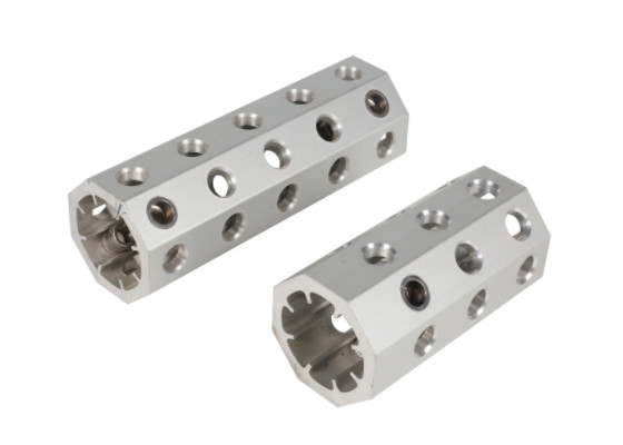 Fraisage en aluminium de tube anodisé 6061 par T6/rotation/emboutissant