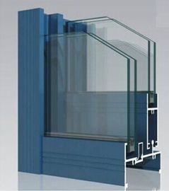 Saupoudrez les profils peints d'extrusion de la fenêtre 6063-T5 en aluminium avec le tapement