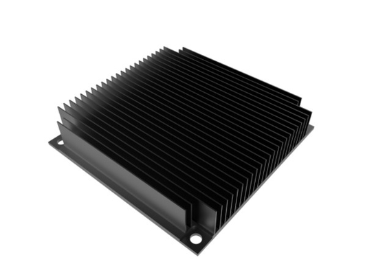 Le noir a anodisé le radiateur expulsé profile 6005 T66 pour l'ordinateur industriel