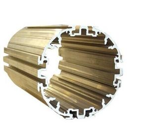 La poudre a peint les profils en aluminium expulsés industriels, 6063-T5 Shell électromécanique