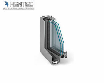 Profils d'extrusion de fenêtre en aluminium d'électrophorèse avec le perçage